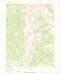 East Portal Colorado Historical topographic map, 1:24000 scale, 7.5 X 7.5 Minute, Year 1958