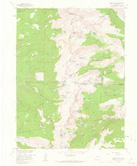 East Portal Colorado Historical topographic map, 1:24000 scale, 7.5 X 7.5 Minute, Year 1958