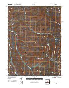 East Evacuation Creek Colorado Historical topographic map, 1:24000 scale, 7.5 X 7.5 Minute, Year 2010