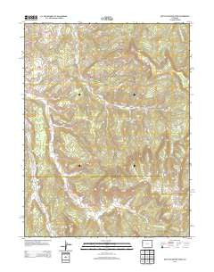 East Evacuation Creek Colorado Historical topographic map, 1:24000 scale, 7.5 X 7.5 Minute, Year 2013