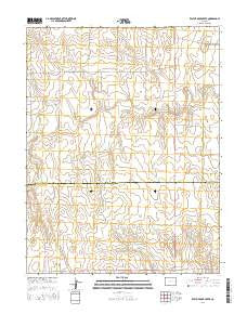 East of Rock Creek Colorado Current topographic map, 1:24000 scale, 7.5 X 7.5 Minute, Year 2016