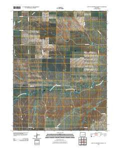 East of Sevenmile Ranch Colorado Historical topographic map, 1:24000 scale, 7.5 X 7.5 Minute, Year 2010