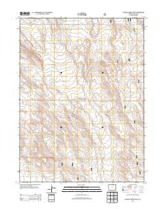 Eastman Creek South Colorado Historical topographic map, 1:24000 scale, 7.5 X 7.5 Minute, Year 2013