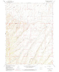 Easton Gulch Colorado Historical topographic map, 1:24000 scale, 7.5 X 7.5 Minute, Year 1966