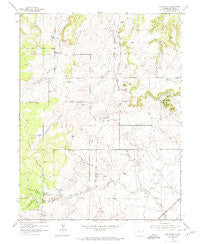 Eastonville Colorado Historical topographic map, 1:24000 scale, 7.5 X 7.5 Minute, Year 1954