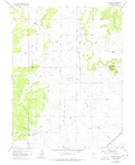 Eastonville Colorado Historical topographic map, 1:24000 scale, 7.5 X 7.5 Minute, Year 1954