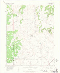 Eastonville Colorado Historical topographic map, 1:24000 scale, 7.5 X 7.5 Minute, Year 1954