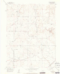 Eastonville Colorado Historical topographic map, 1:24000 scale, 7.5 X 7.5 Minute, Year 1954