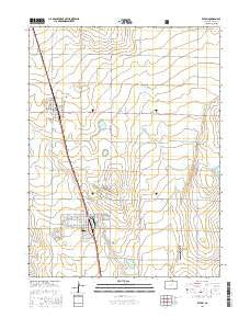 Eaton Colorado Current topographic map, 1:24000 scale, 7.5 X 7.5 Minute, Year 2016