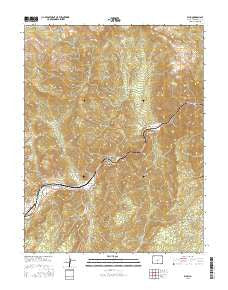 Echo Colorado Current topographic map, 1:24000 scale, 7.5 X 7.5 Minute, Year 2016