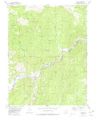 Echo Colorado Historical topographic map, 1:24000 scale, 7.5 X 7.5 Minute, Year 1980