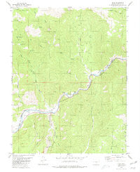 Echo Colorado Historical topographic map, 1:24000 scale, 7.5 X 7.5 Minute, Year 1980