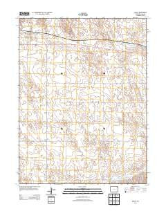 Eckley Colorado Historical topographic map, 1:24000 scale, 7.5 X 7.5 Minute, Year 2013