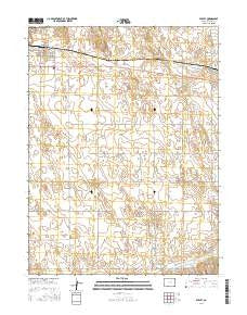 Eckley Colorado Current topographic map, 1:24000 scale, 7.5 X 7.5 Minute, Year 2016