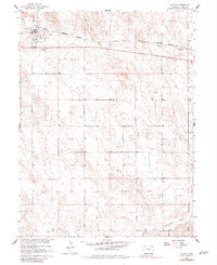 Eckley Colorado Historical topographic map, 1:24000 scale, 7.5 X 7.5 Minute, Year 1961