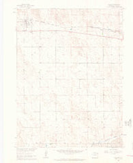 Eckley Colorado Historical topographic map, 1:24000 scale, 7.5 X 7.5 Minute, Year 1961