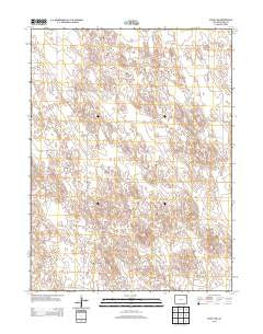 Eckley NE Colorado Historical topographic map, 1:24000 scale, 7.5 X 7.5 Minute, Year 2013