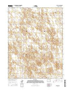 Eckley NE Colorado Current topographic map, 1:24000 scale, 7.5 X 7.5 Minute, Year 2016
