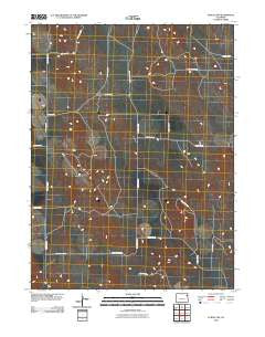 Eckley NW Colorado Historical topographic map, 1:24000 scale, 7.5 X 7.5 Minute, Year 2010