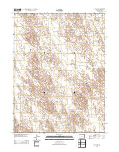 Eckley NW Colorado Historical topographic map, 1:24000 scale, 7.5 X 7.5 Minute, Year 2013