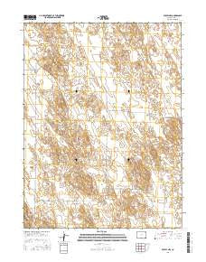 Eckley NW Colorado Current topographic map, 1:24000 scale, 7.5 X 7.5 Minute, Year 2016