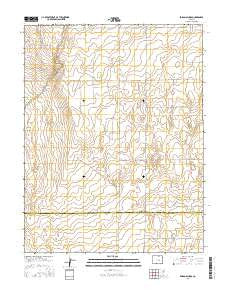 Edison School Colorado Current topographic map, 1:24000 scale, 7.5 X 7.5 Minute, Year 2016