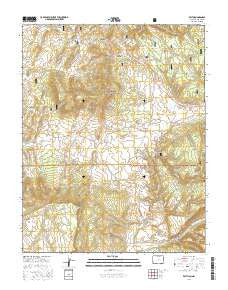 Edith Colorado Current topographic map, 1:24000 scale, 7.5 X 7.5 Minute, Year 2016