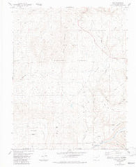 Edith Colorado Historical topographic map, 1:24000 scale, 7.5 X 7.5 Minute, Year 1984