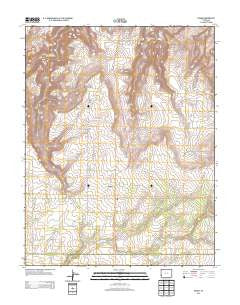 Egnar Colorado Historical topographic map, 1:24000 scale, 7.5 X 7.5 Minute, Year 2013