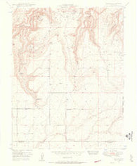 Egnar Colorado Historical topographic map, 1:24000 scale, 7.5 X 7.5 Minute, Year 1949