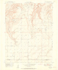 Egnar Colorado Historical topographic map, 1:24000 scale, 7.5 X 7.5 Minute, Year 1950