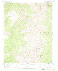 El Valle Creek Colorado Historical topographic map, 1:24000 scale, 7.5 X 7.5 Minute, Year 1967