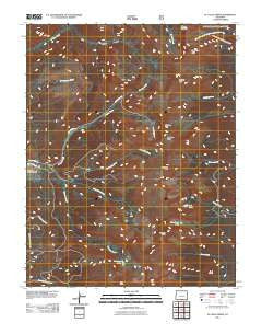 El Valle Creek Colorado Historical topographic map, 1:24000 scale, 7.5 X 7.5 Minute, Year 2011