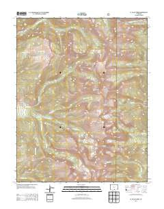 El Valle Creek Colorado Historical topographic map, 1:24000 scale, 7.5 X 7.5 Minute, Year 2013