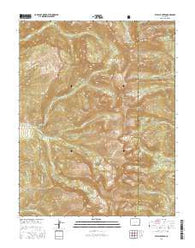 El Valle Creek Colorado Current topographic map, 1:24000 scale, 7.5 X 7.5 Minute, Year 2016