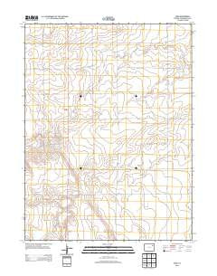 Elba Colorado Historical topographic map, 1:24000 scale, 7.5 X 7.5 Minute, Year 2013