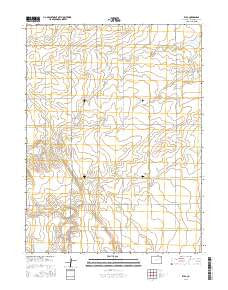 Elba Colorado Current topographic map, 1:24000 scale, 7.5 X 7.5 Minute, Year 2016