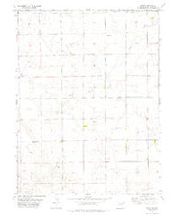 Elba SE Colorado Historical topographic map, 1:24000 scale, 7.5 X 7.5 Minute, Year 1977