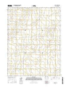 Elba NE Colorado Current topographic map, 1:24000 scale, 7.5 X 7.5 Minute, Year 2016