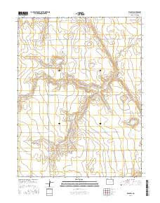 Elba SW Colorado Current topographic map, 1:24000 scale, 7.5 X 7.5 Minute, Year 2016