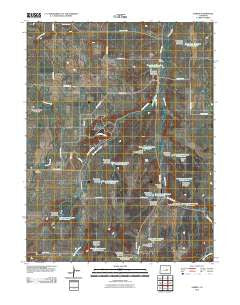 Elbert Colorado Historical topographic map, 1:24000 scale, 7.5 X 7.5 Minute, Year 2010