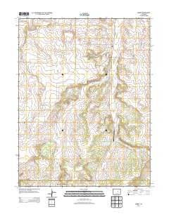 Elbert Colorado Historical topographic map, 1:24000 scale, 7.5 X 7.5 Minute, Year 2013