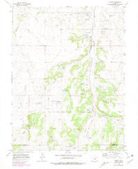 Elbert Colorado Historical topographic map, 1:24000 scale, 7.5 X 7.5 Minute, Year 1970