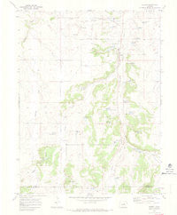 Elbert Colorado Historical topographic map, 1:24000 scale, 7.5 X 7.5 Minute, Year 1970