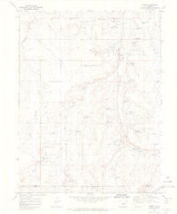 Elbert Colorado Historical topographic map, 1:24000 scale, 7.5 X 7.5 Minute, Year 1970
