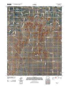 Elder Colorado Historical topographic map, 1:24000 scale, 7.5 X 7.5 Minute, Year 2010