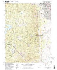 Eldorado Springs Colorado Historical topographic map, 1:24000 scale, 7.5 X 7.5 Minute, Year 1965