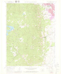 Eldorado Springs Colorado Historical topographic map, 1:24000 scale, 7.5 X 7.5 Minute, Year 1965