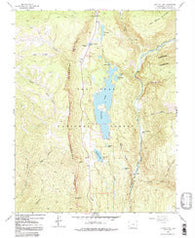 Electra Lake Colorado Historical topographic map, 1:24000 scale, 7.5 X 7.5 Minute, Year 1960