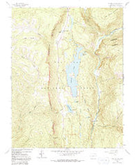 Electra Lake Colorado Historical topographic map, 1:24000 scale, 7.5 X 7.5 Minute, Year 1960